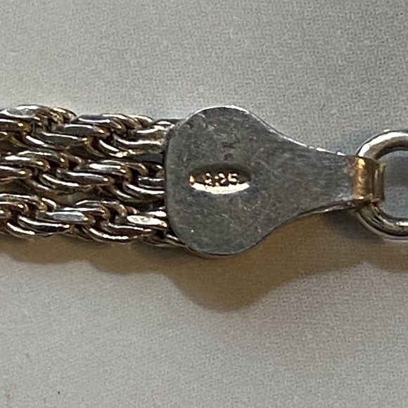 Sterling Silver 7” .925 Bracelet - Picture 3 of 7